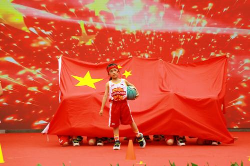 郑东新区普惠路第二幼儿园B队篮球操《中国梦》