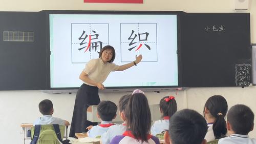 蒲公英小学王书芳老师执教二年级语文《小毛虫》