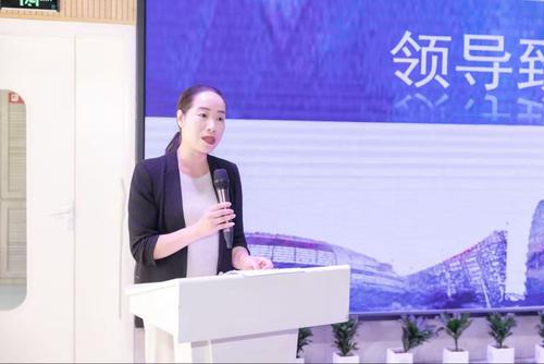 郑州市郑东新区教育文化体育局党委委员乔健致辞